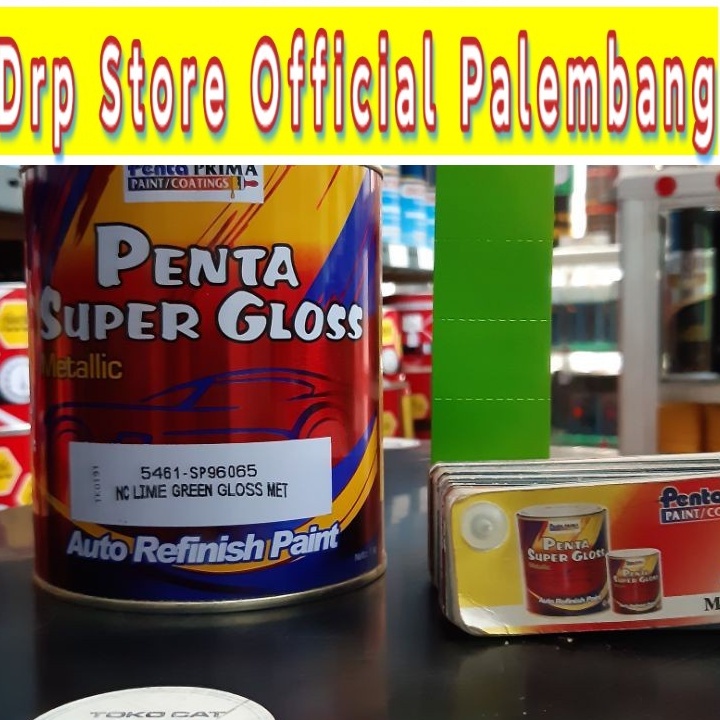 1KG Penta Super Gloss Lime green gloss 1KG (hijau metallic ninja RR) SP96065 1KG