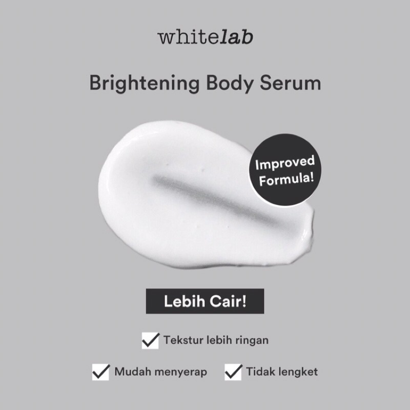 Whitelab brigthening body serum 200gr