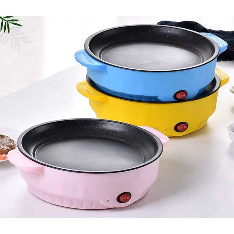 Premium Panci Elektrik Korean Pan /panci listrik/Panci BBQ/Panci Panggang Elektrik Grill 22Cm