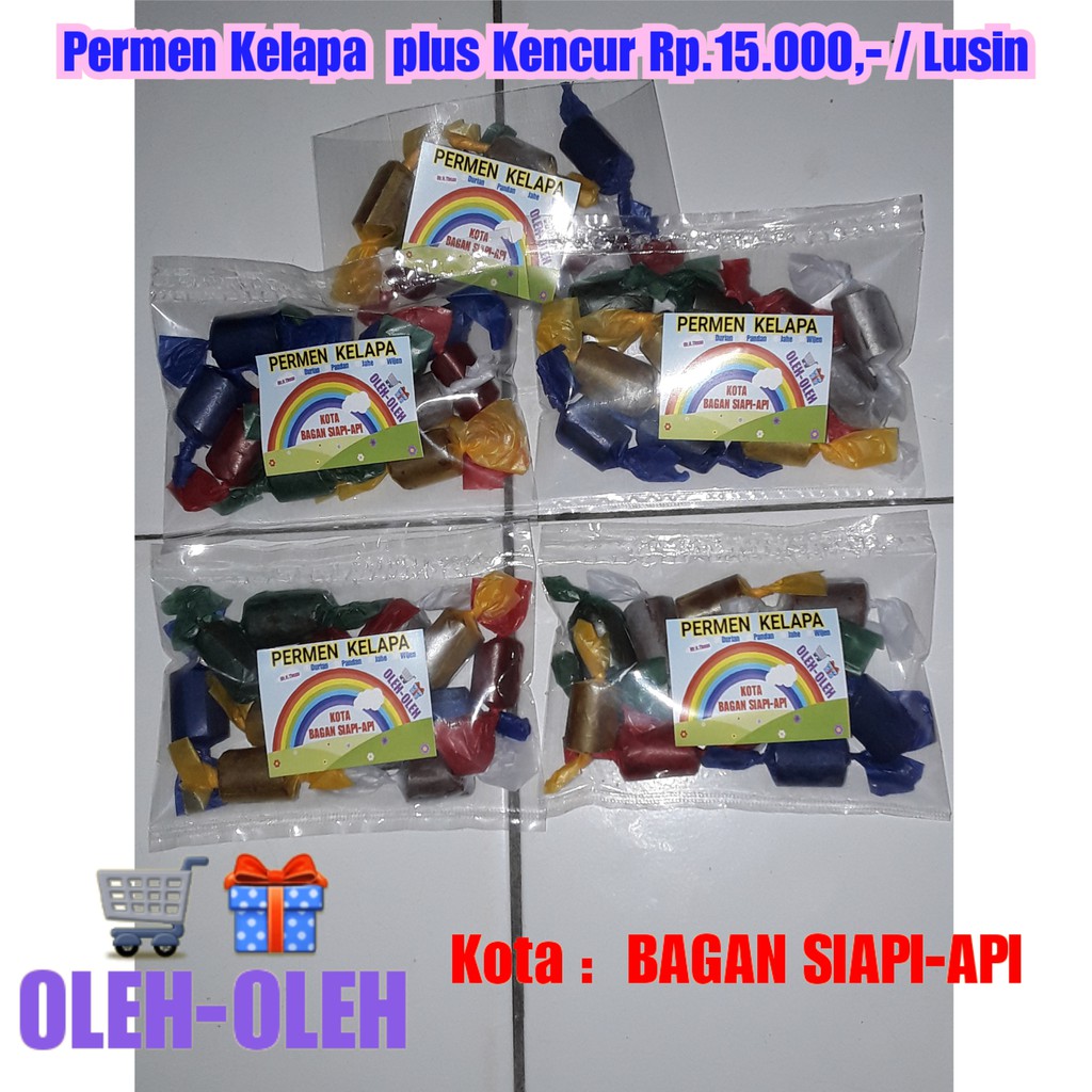 

Permen Kelapa plus Kencur. Food Healthy Oleh-Oleh Khas Kota Bagan SiApi-Api, Manis, Legit, Sari Ekst