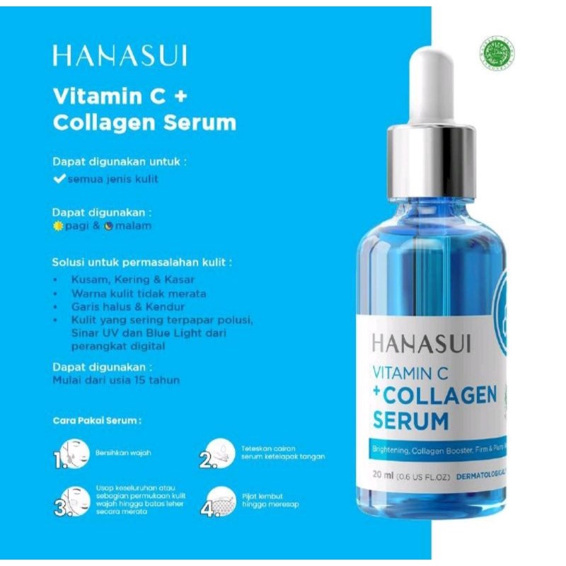 HANASUI SERUM VITAMIN C + COLLAGEN WHITENING GOLD