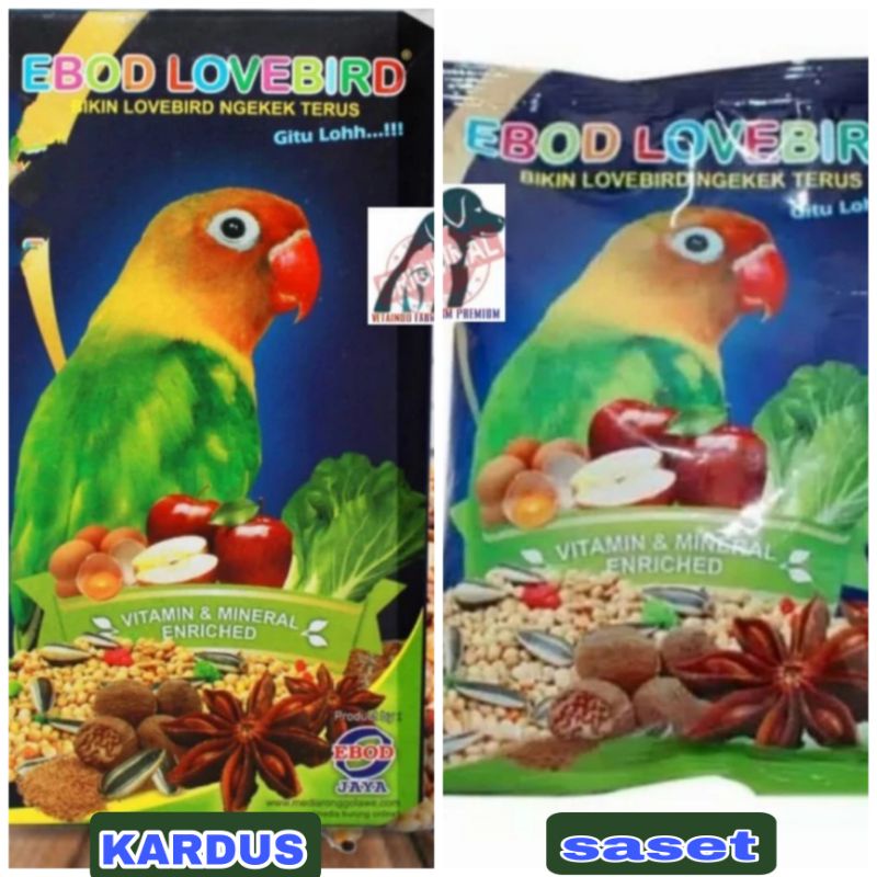 EBOD LOVEBIRD PAKAN MAKANAN BURUNG LOVE BIRD EBOD JAYA