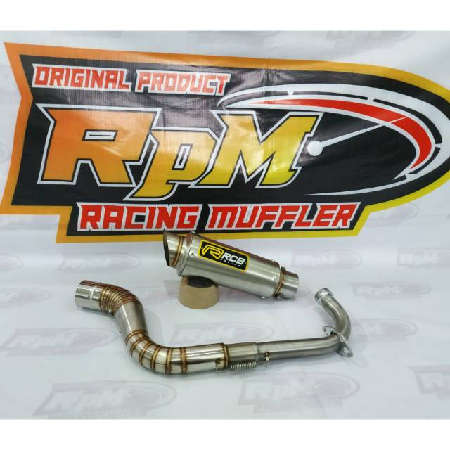 Knalpot Racing Rcb Vario 150 - Genio - Vario 125 - Beat - Scoopy