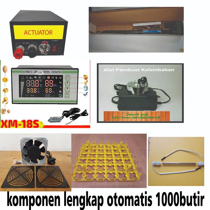 komponen mesin tetas telur otomatis lengkap 5000 butir telur