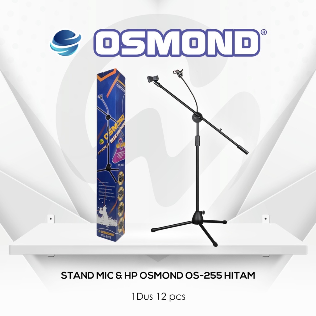 Stand Mic Lantai Holder HP Tiang Microphone Handphone Tripod