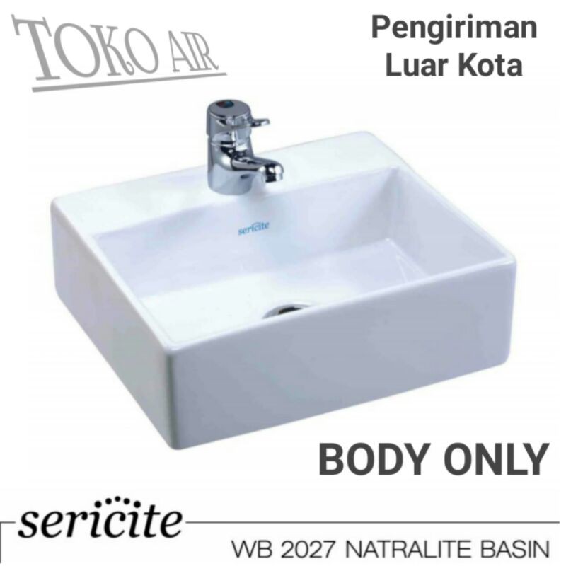 Wastafel Sericite WB 2027 Body Only Pengiriman Luar Kota