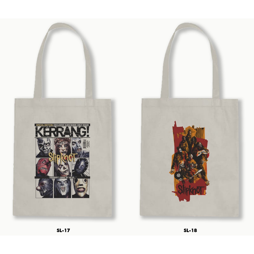 TOTE BAG BLACU - SLIPKNOT 01