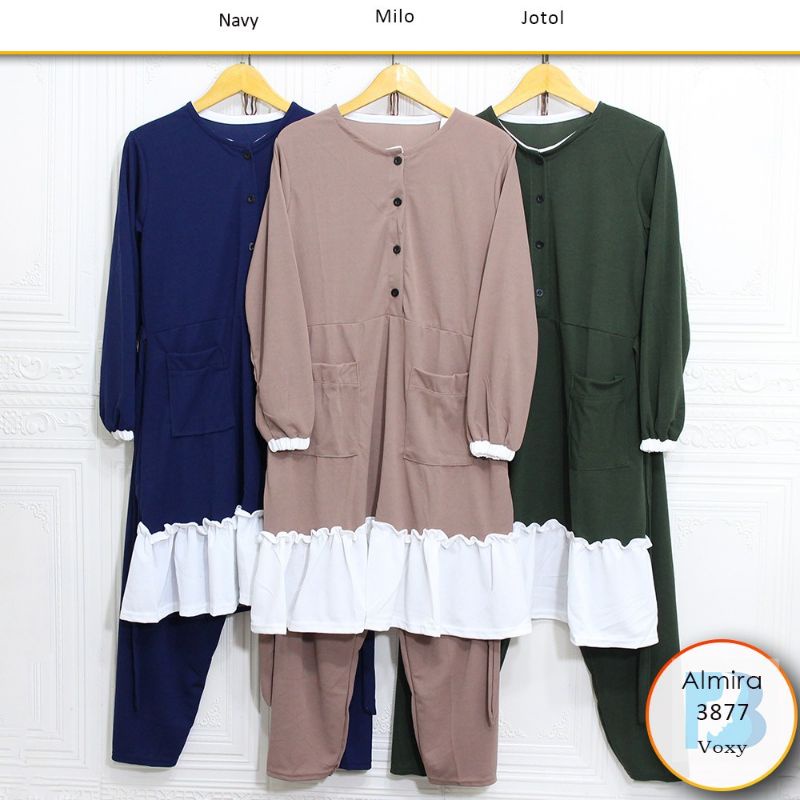 satcel tunik voxy murah milo setcel terbaru