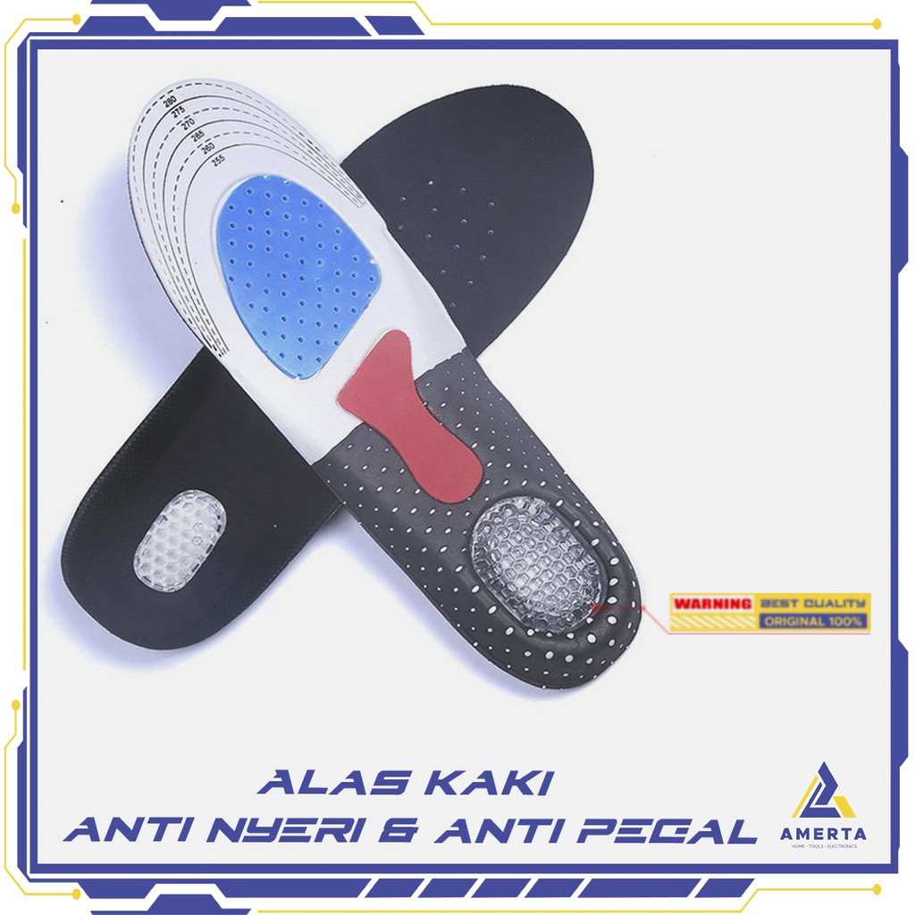 Alas Kaki Sepatu Shock Absorb Gel Orthotic Arch