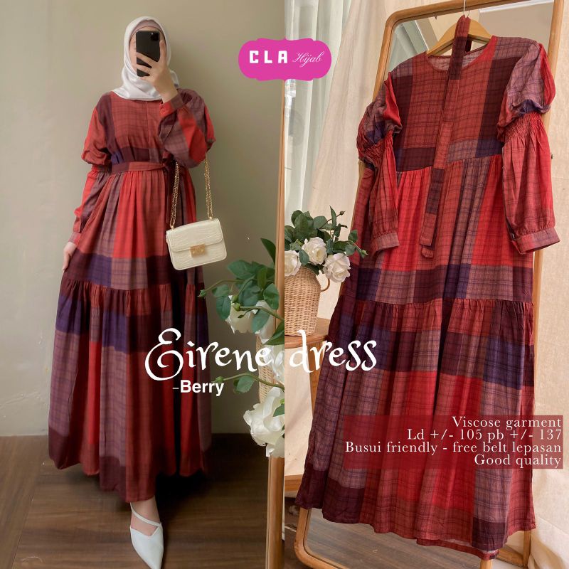 Eirene dress gamis maxy korea ori by cla hijab