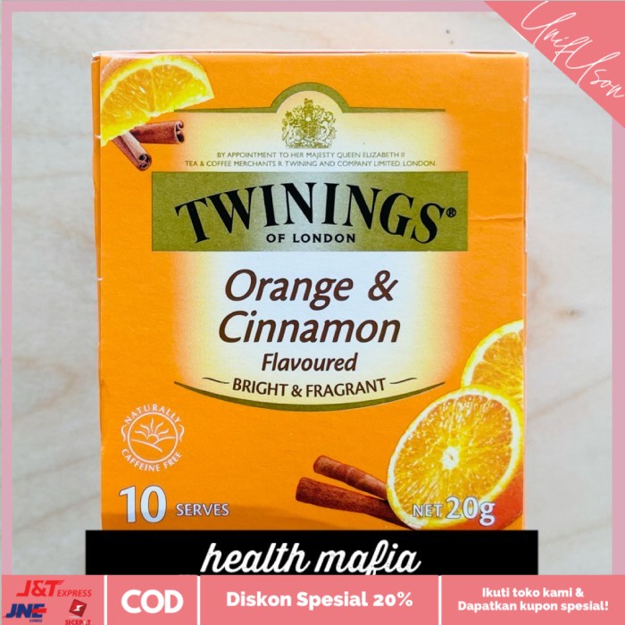 

⭐COD⭐ Twinings Orange & Cinnamon 10 Tea Bags