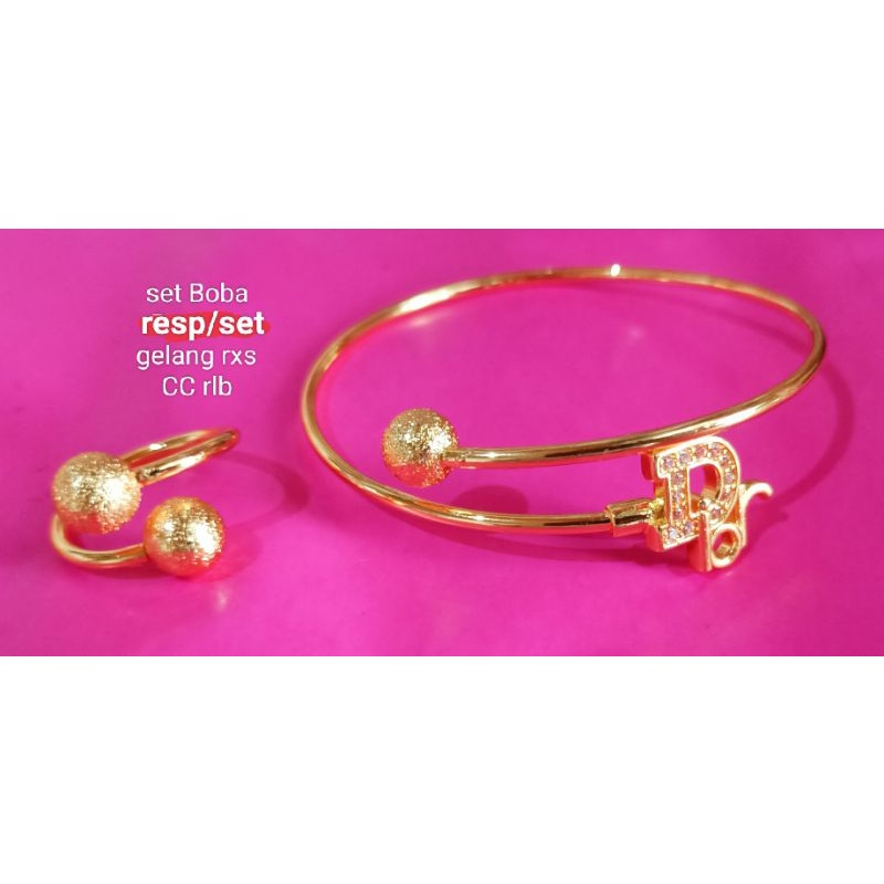 Gelang ,cincin , anting  harga untuk 1biji