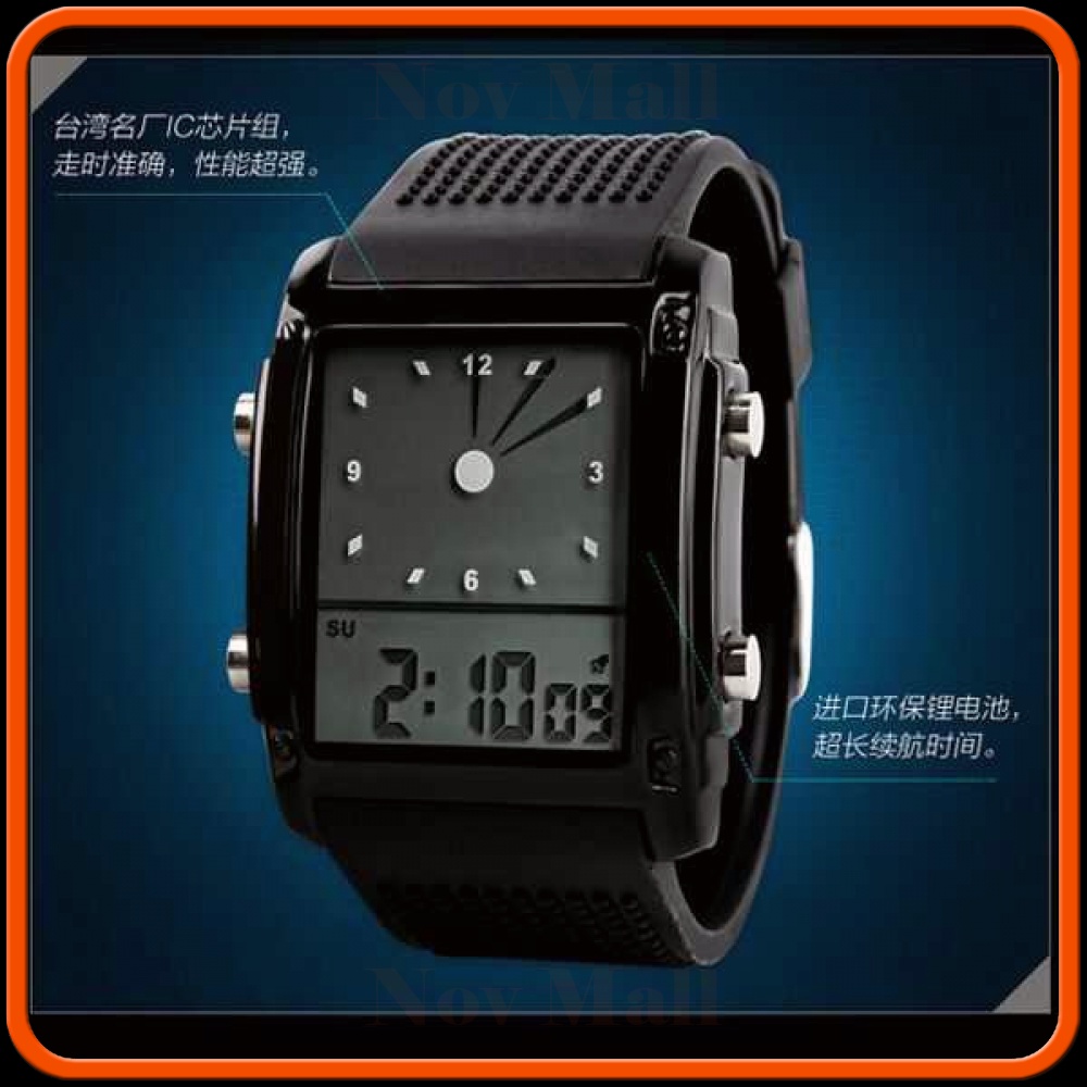 SKMEI Jam Tangan Trendy Digital Analog Pria - 0814G