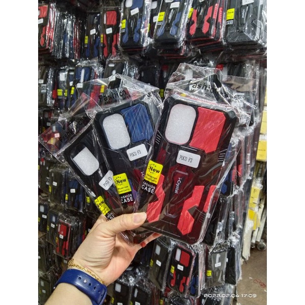 I-CRYSTAL MILITARY POCO F3 HARDCASE POCO F3 CASING HP OPPO POCO F3