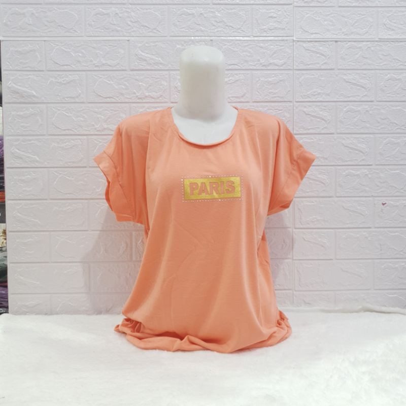 Kaos Wanita JUMBO OVERSIZE Lengan Pendek Fashion