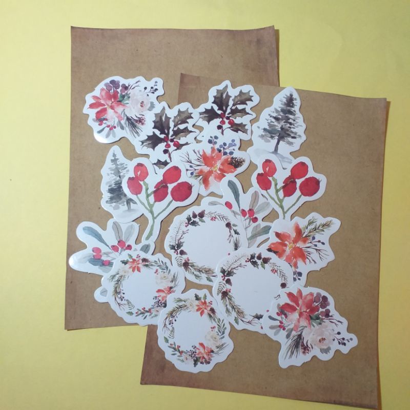 

Sticker aesthetic die cut deco untuk bujo
