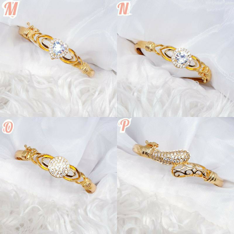 New Gelang bangle korea simple terbaru permata zircon GBX-02