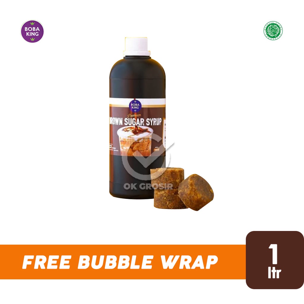 

Boba King Brown Sugar Syrup / Sirup Gula Merah (Botol 1 liter)