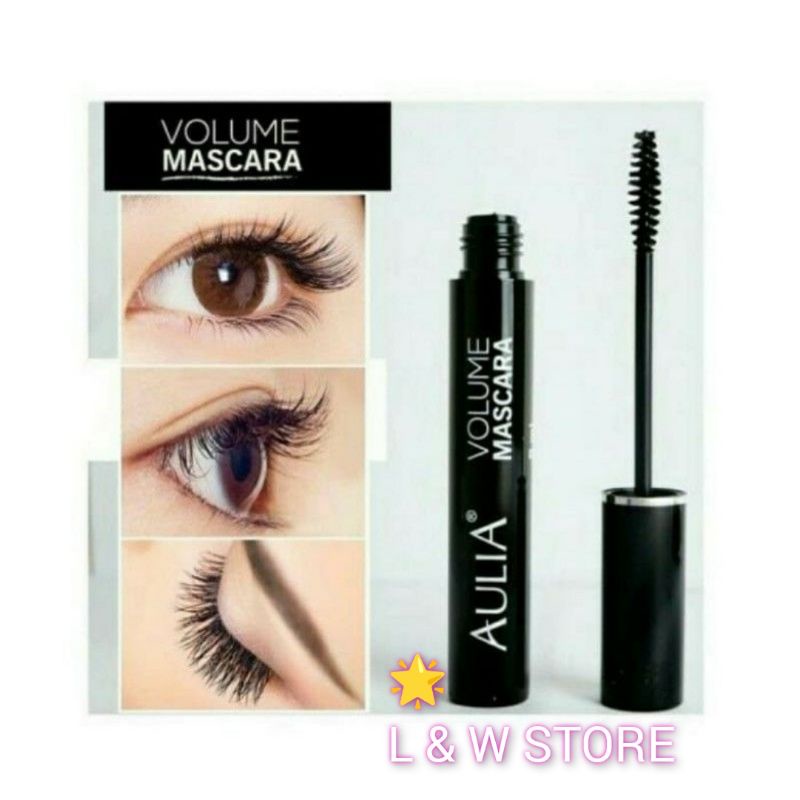 MASCARA AULIA VOLUME MASCARA BLACK 8ML/100% Original