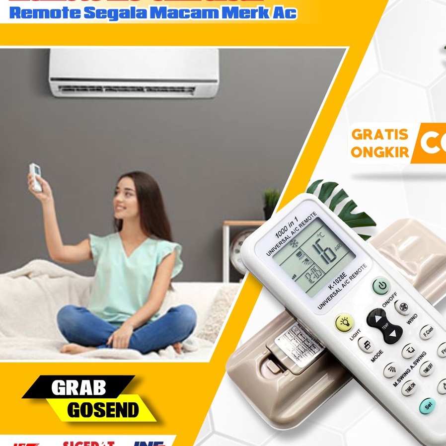 MPRO2 Remote AC Multi Universal Jun Da K-1028E Remot Control Ac Berbagai Merk Mirip Joker