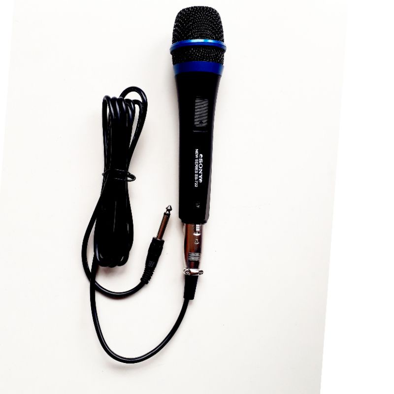 Mic SONY 722 Microphone karaoke kabel