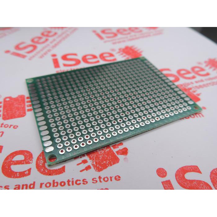 

PCB Dot Matrix lubang Double Layer Through Hole 5x7cm FR4 Protoboard
