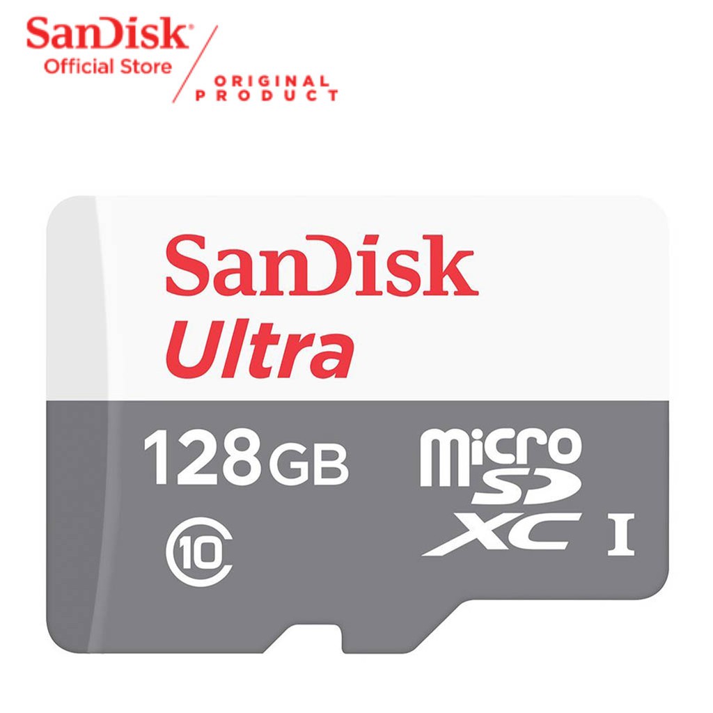 SanDisk Ultra MicroSDXC UHS-I 100MB/S 128GB Micro Sd Card Class 10 - QUNR