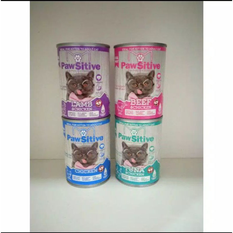 Pawsitive Cat Food Kaleng 380gr | Pawsitive Kaleng 380gr