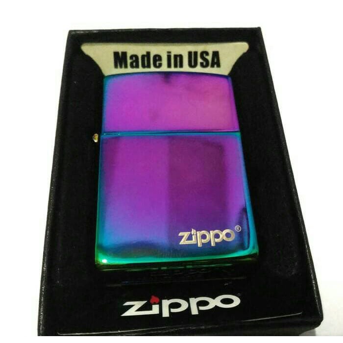 Zippo KW Super Warna Pelangi | Korek Api Bagus