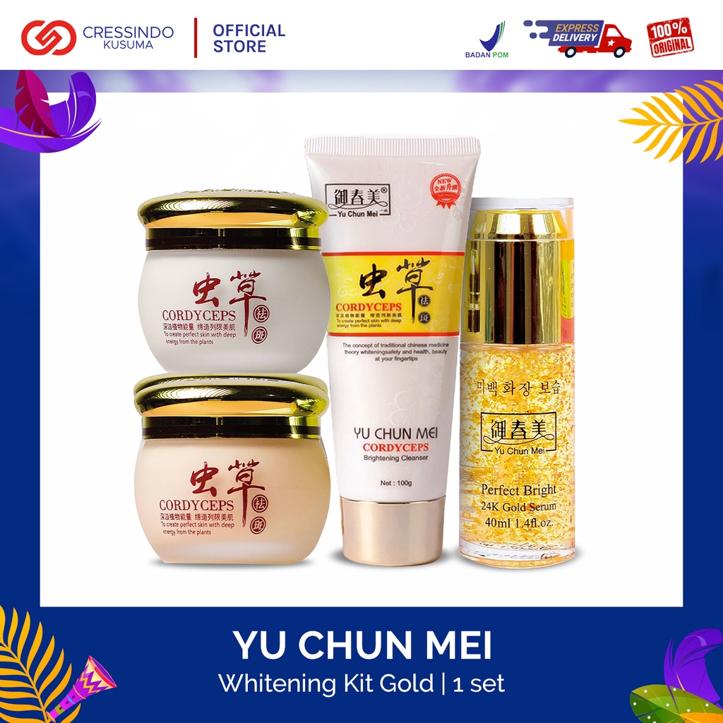 YU CHUN MEI Cordyceps Whitening Kit Gold