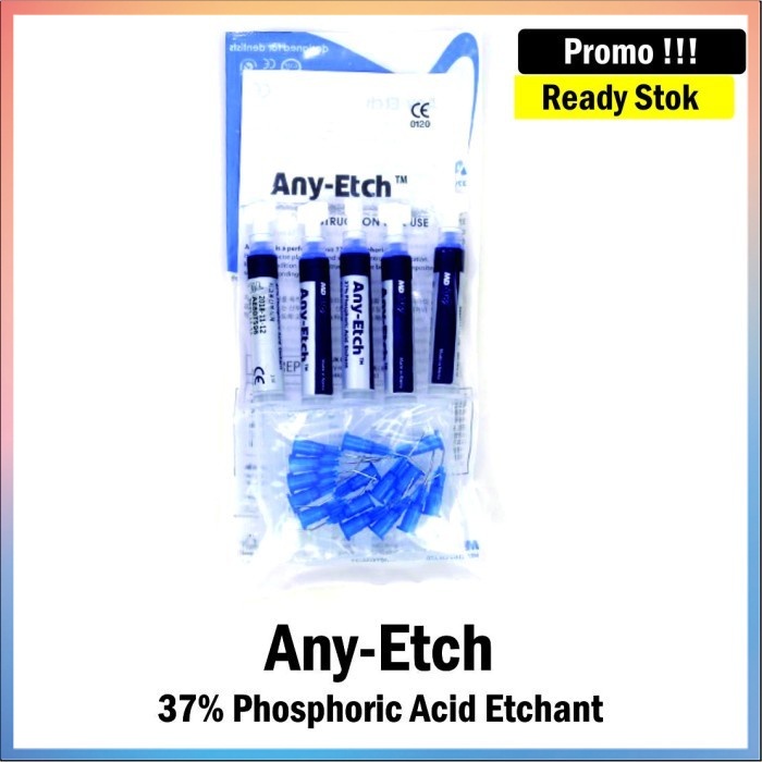Etching gel Any Etch Refill 1 Syringe 3ml Dental Etching Gel 1 pc