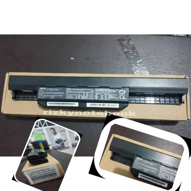 Baterai Laptop Asus A43S k53 A44H X44H X43U K43U A43U A43SV X44A X53 X54 A83 X84 A32-K53 Original