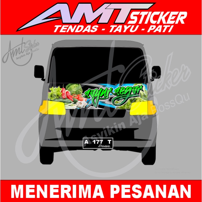 [TERBARU] STICKER DECAL KABIN DEPAN GRAN MAX