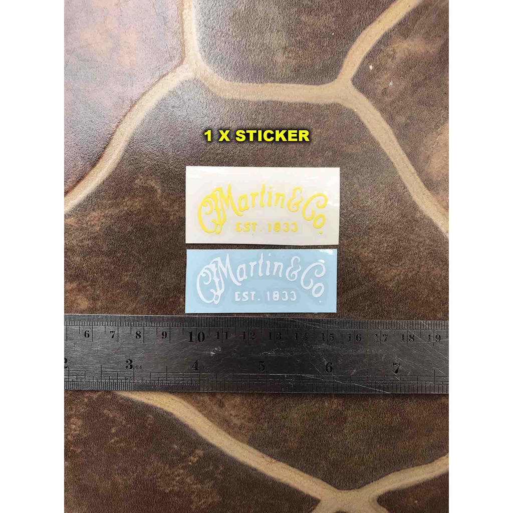 Gitar Martin & Co Headstock Sticker Tempel Akustik Folk Elektrik Klasik Bass Guitar Nylon
