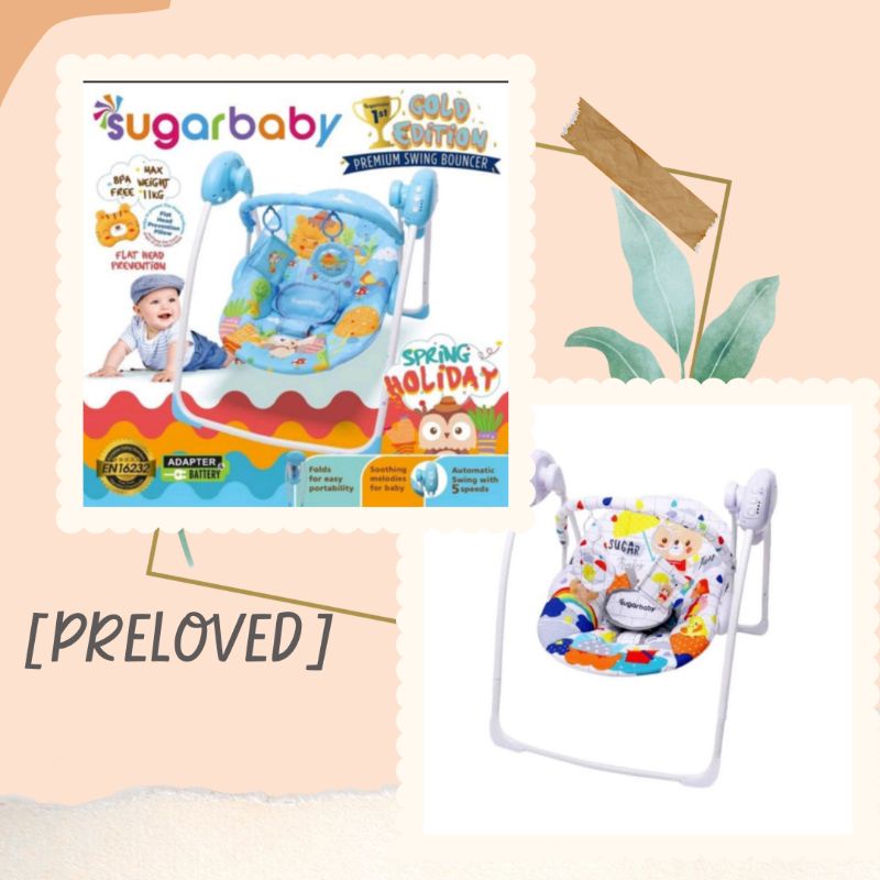 [PRELOVED] SUGAR BABY BOUNCER SWING / AYUNAN SUGAR BABY