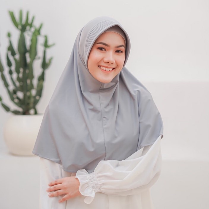 Hijab Instan Bergo Oval L Kerudung Instan Bergo Oval Ori Nayla Hija'b Jilbab Instan Pasar Hija'b