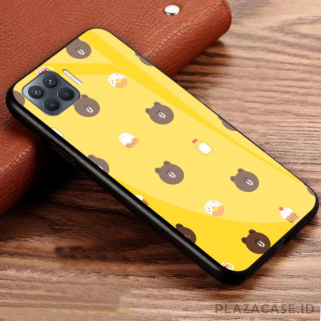 Softcase Glass Cute [K67] for RENO 4F V20 V20 SE REDMI 9C A53 C17 RENO 4 REALME 7i Y30 Y50 A31 A73