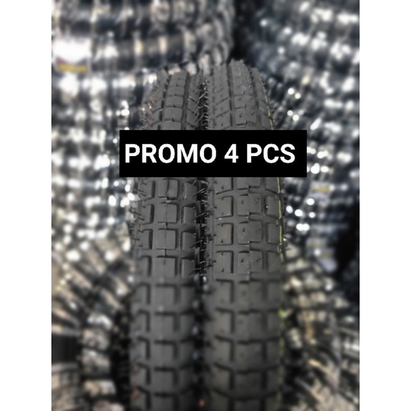 PAKET PROMO Ban Motor Topress Semitrail/Trail/Tril Ring 17 uk 250-17 (Depan) & uk 275-17 (Belakang) 