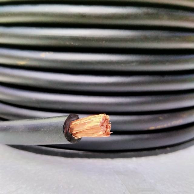 Kabel Power Aki 4 AWG Hitam Multi Stranded per Meter untuk Audio Mobil