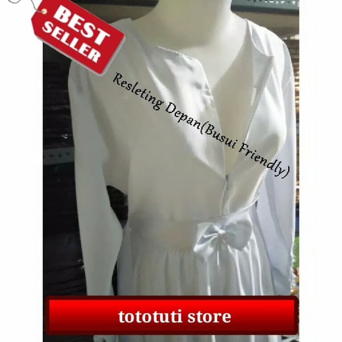 Gamis Putih White Maxi Dress Balotelly