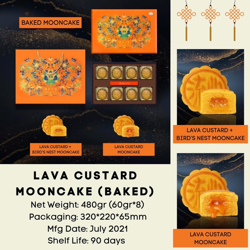 

KUE BULAN SARANG BURUNG - SNOW BIRD NEST MOONCAKE! IMPORT PREMIUM QUALITY - MID AUTUMN SPECIAL