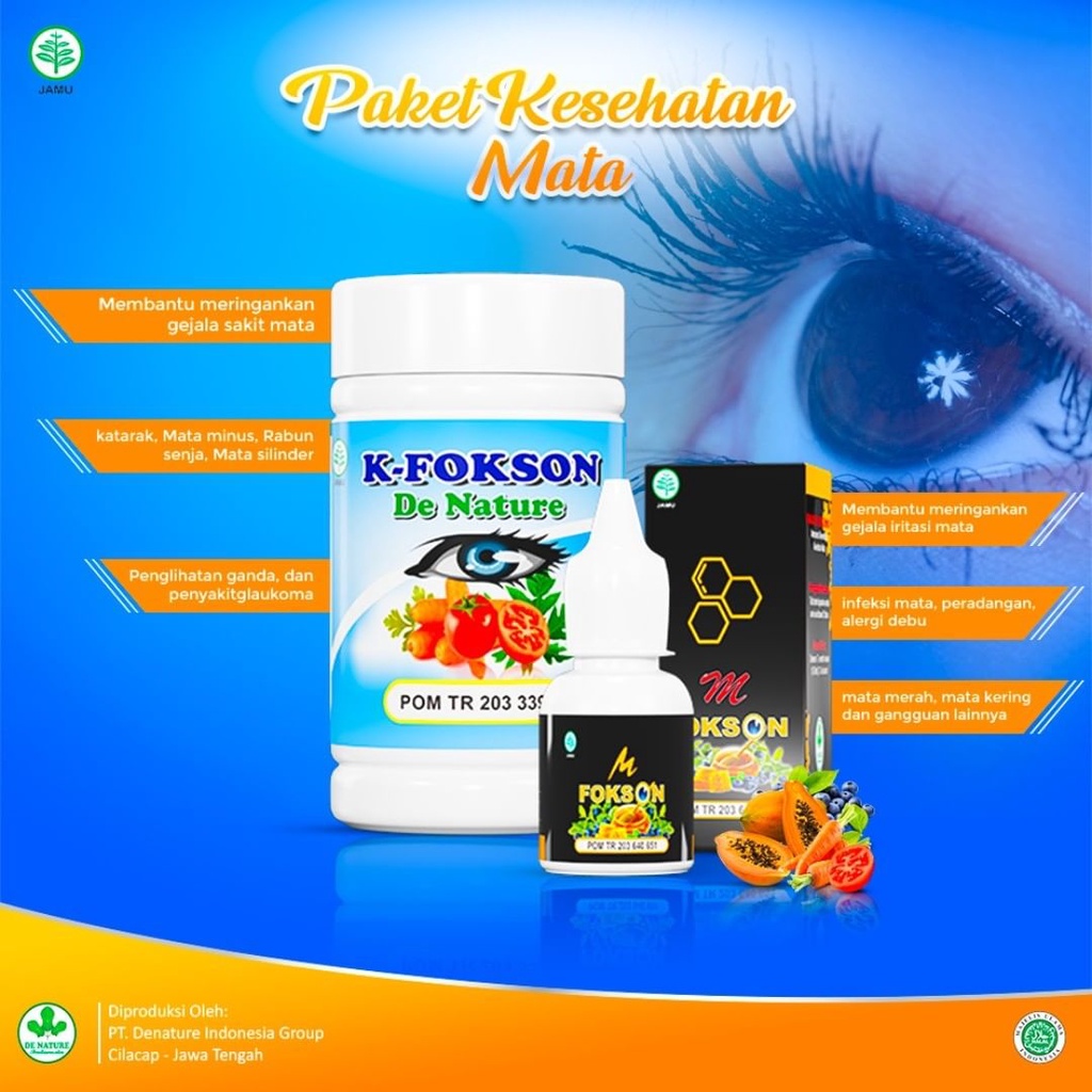 OBAT MATA KATARAK DAN MATA RABUN AMPUH OBAT HERBAL K-FOKSON M-FOKSON