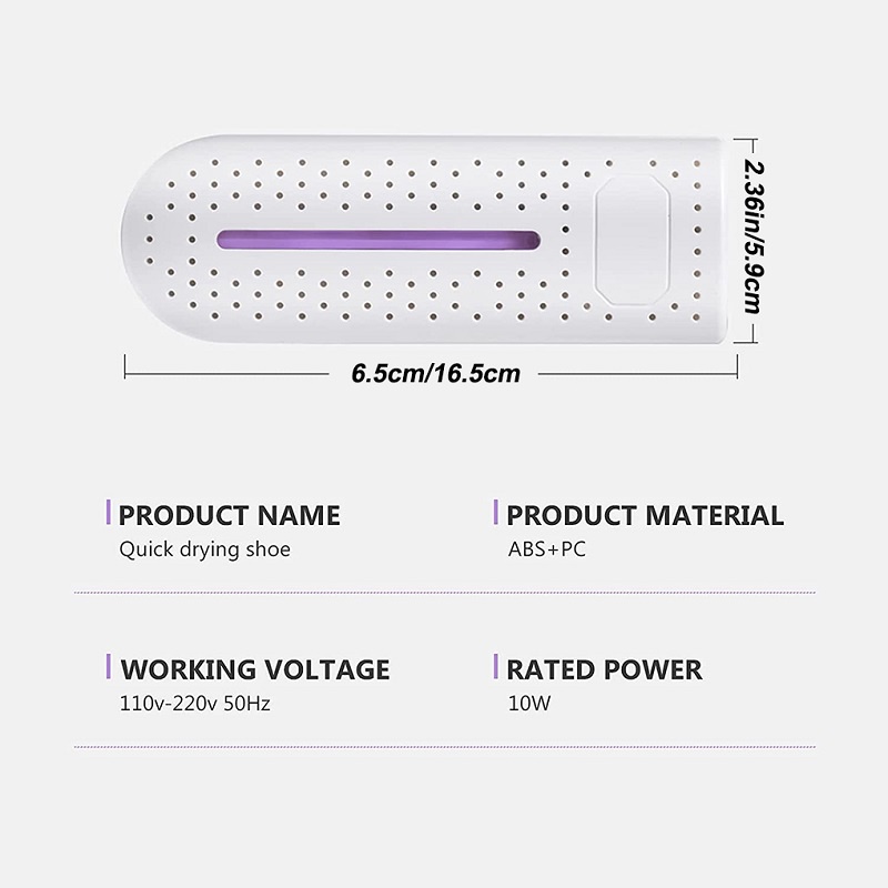 Mi.more 220V Pengering Sepatu Lampu UV Waktunya Sepatu Dehumidify Perangkat 360 Derajat Siklus Pemanasan Sepatu Pemanas Hangat Suhu Konstan