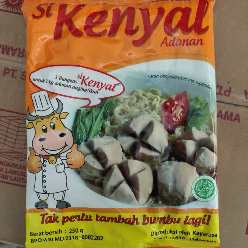 

Si Kenyal Tepung bumbu adonan bakso lengkap 250g