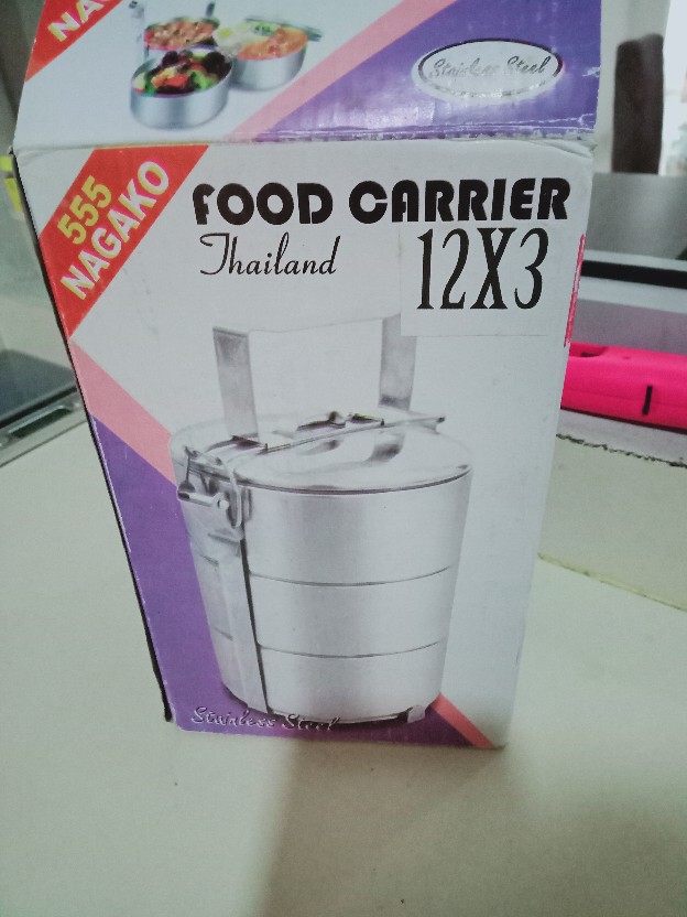 Rantang Stainless Steel 3 Susun Diameter 12cm / Rantang Kecil