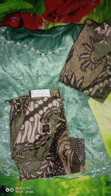 Couple Kondangan Nyk Batik - Batik Couple Harita Tulle Payet Free Slendang | Couple Asyifa