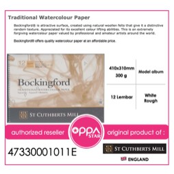 

Bockingford White Rough 410 x 310 47330001011E Kertas Watercolour