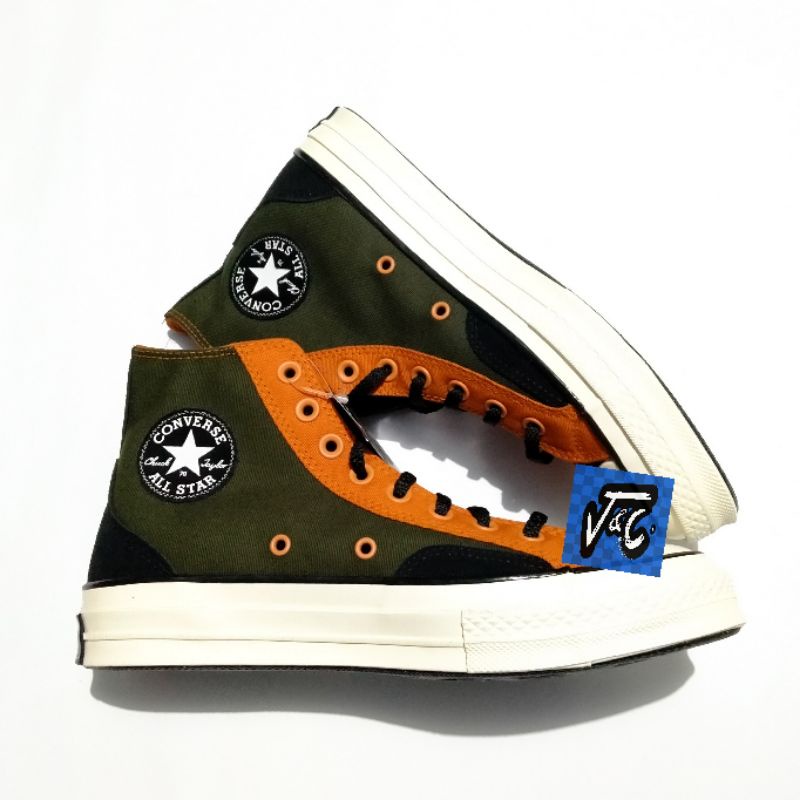 Converse Chuck 70 70s Court Fusion Reimagined Colorblocked Cargo Fire