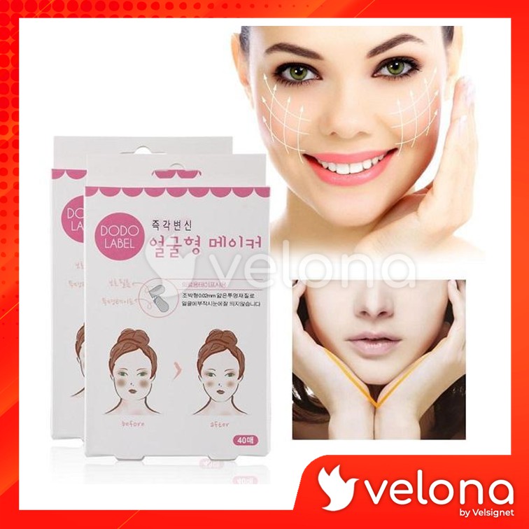 Jual DODO LABEL FACE LIFT INVISIBLE TAPE/ PLESTER MUKA TIRUS/ V SHAPE