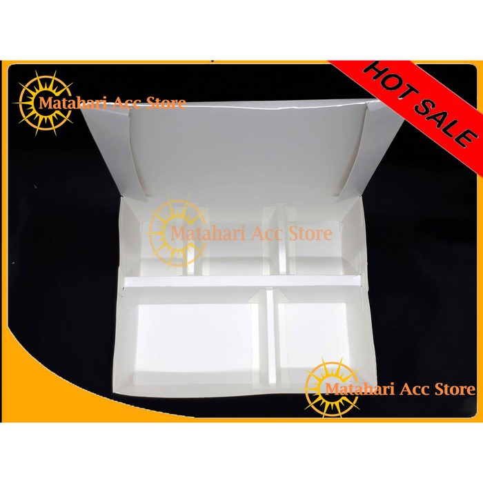 

PAPER BOX LUNCH UKURAN SEKAT 5 - SKAT 5 - PAPER BOX KERTAS - TAKE AWAY MAS